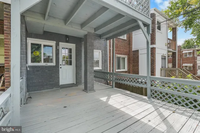 a view of backyard with green space