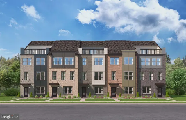 a front view of a building