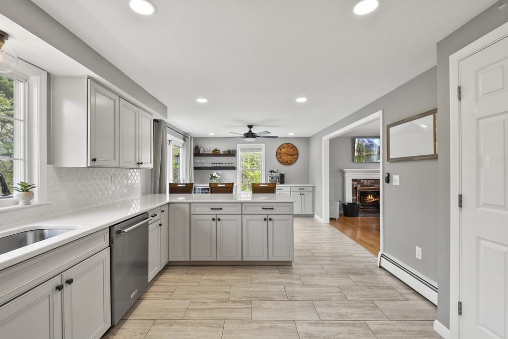 94 Hanson Road Charlton, MA 01507 - Photo 7 of 42 a kitchen with cabinets and window