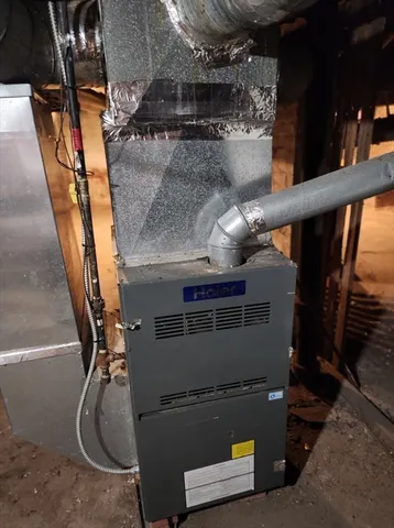 a close view of water heater