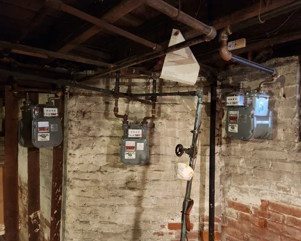 a view of water heater room