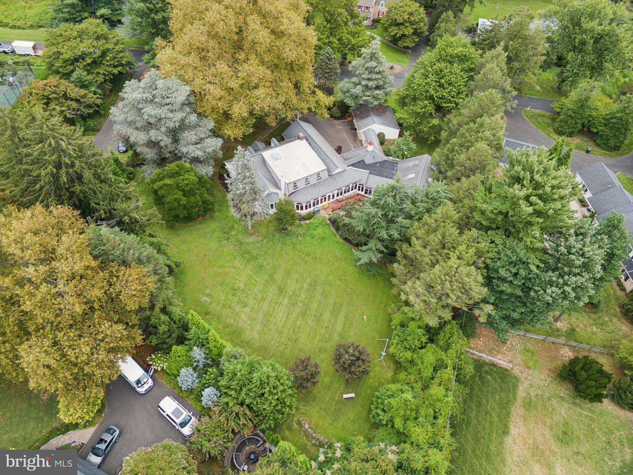 1535 Scrope Road Rydal, PA 19046 - Photo 56 of 63 a aerial view of a house with a yard