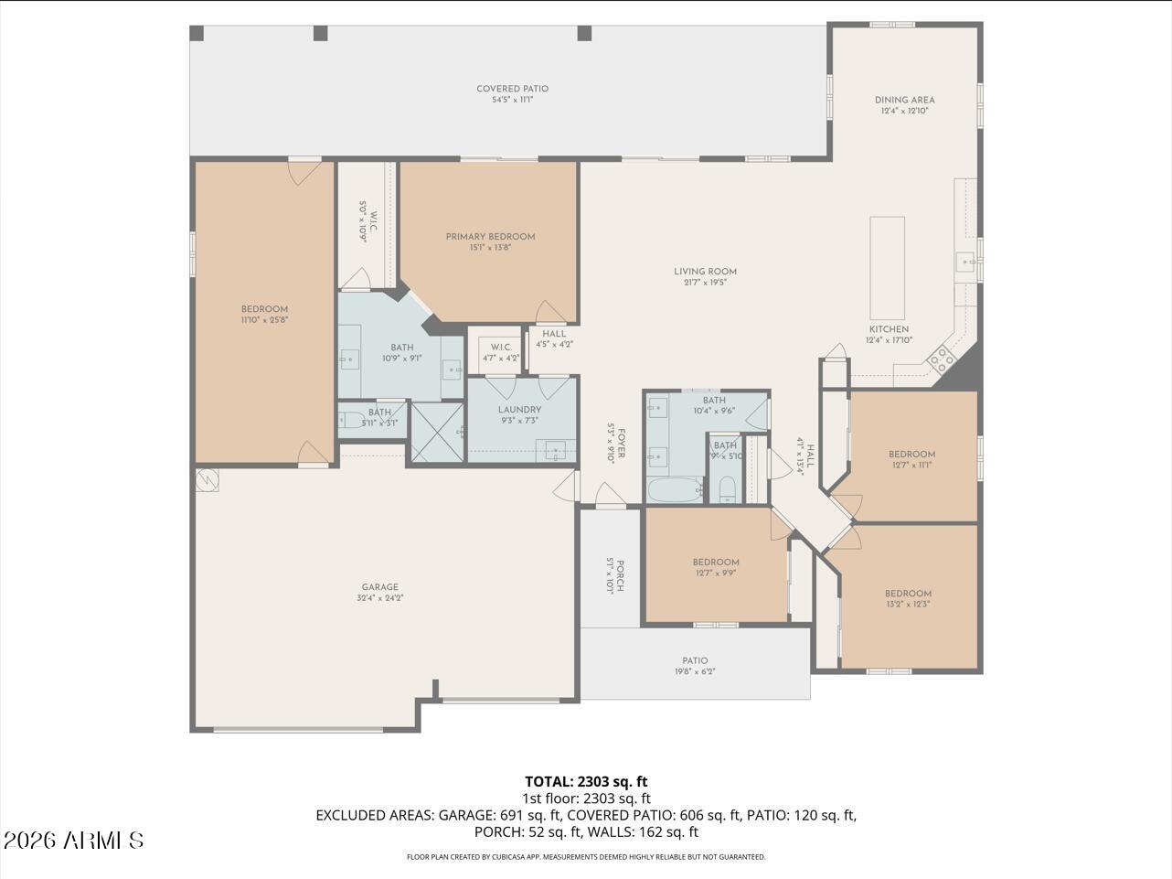 20735 West Elliot Road Buckeye, AZ 85326 - Photo 58 of 59 20735 W Elliot Rd Buckeye, AZ--Floor Pla
