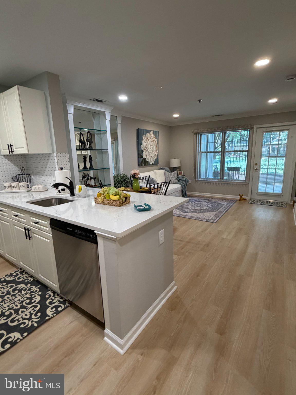 5573 Seminary Road, Unit 114 Falls Church, VA 22041 - Photo 5 of 36 Modern kitchen meets cozy living space.
