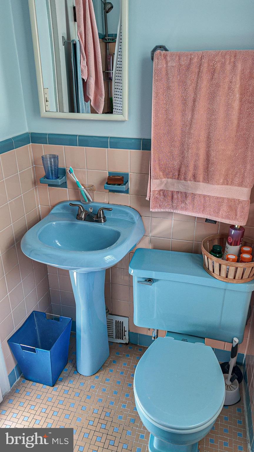 2013 Fuller Street Philadelphia, PA 19152 - Photo 16 of 27 a bathroom with a sink and a mirror