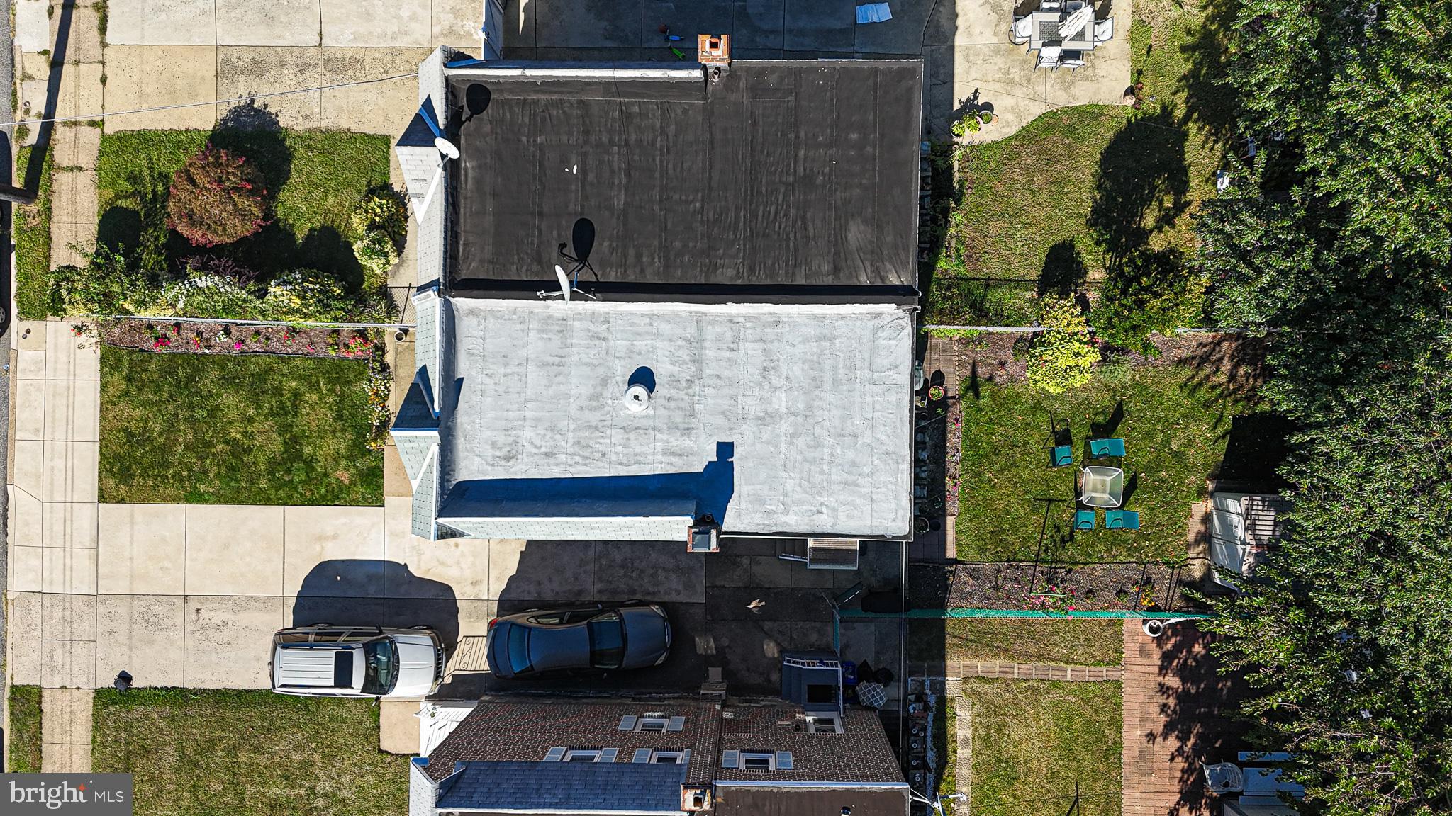 2013 Fuller Street Philadelphia, PA 19152 - Photo 26 of 27 aerial view of a house with backyard and garden