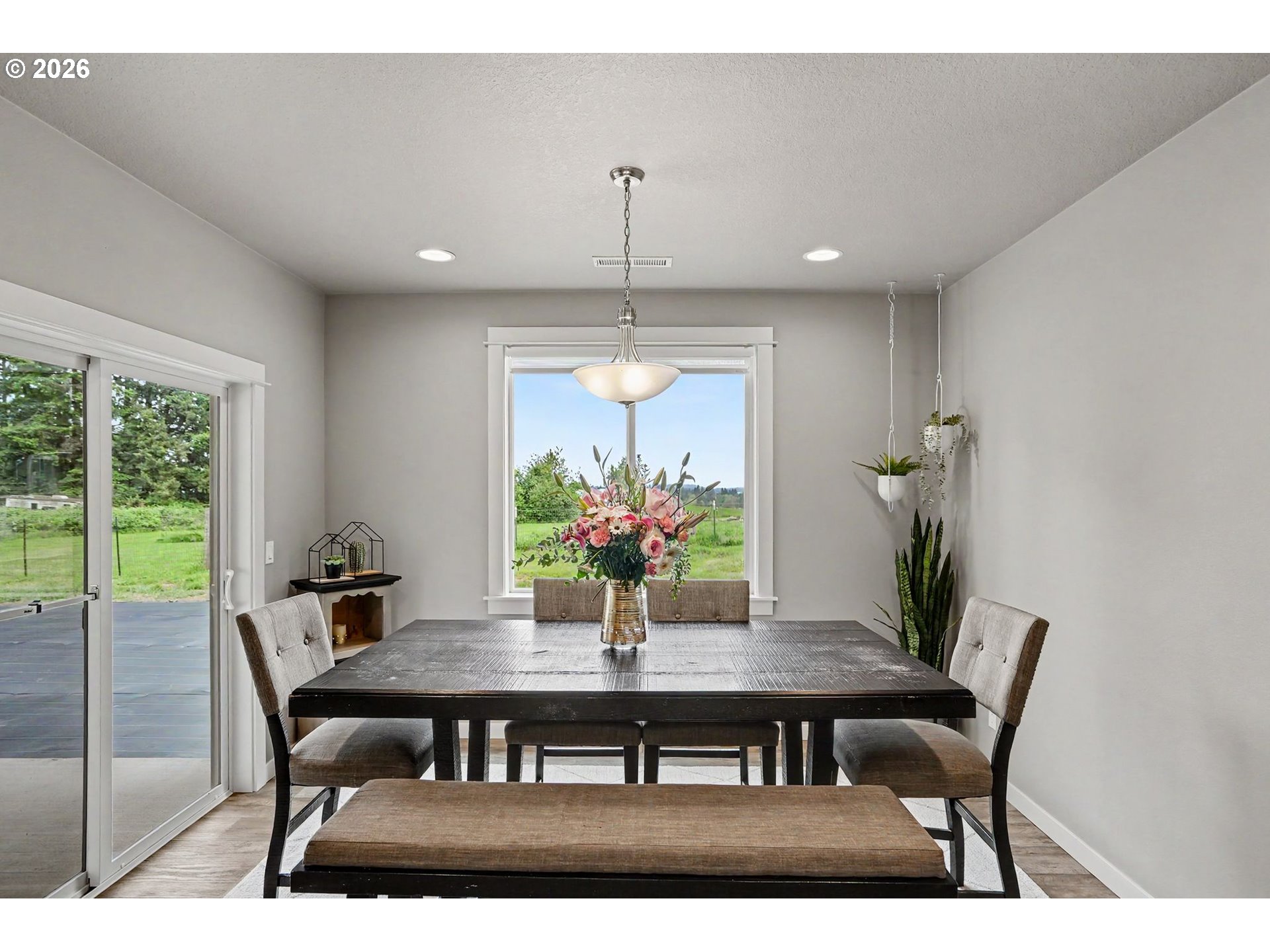 11862 Steinkamp Road Southeast Aumsville, OR 97325 - Photo 20 of 48 a view of a dining room with furniture window and outside view