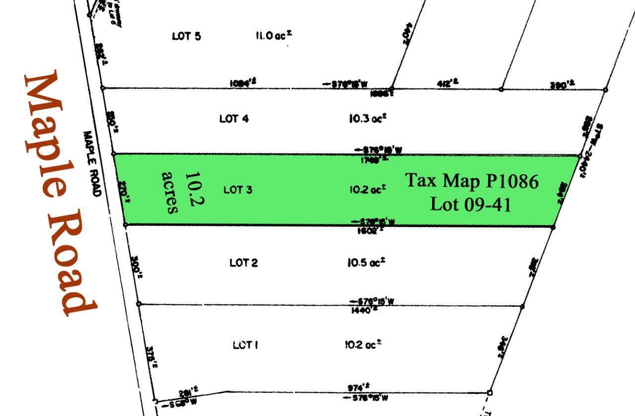 Lot 3 Maple Road Milo, ME 04463 - Photo 1 of 17 Survey - Lot 3 _edited-5 cr 4