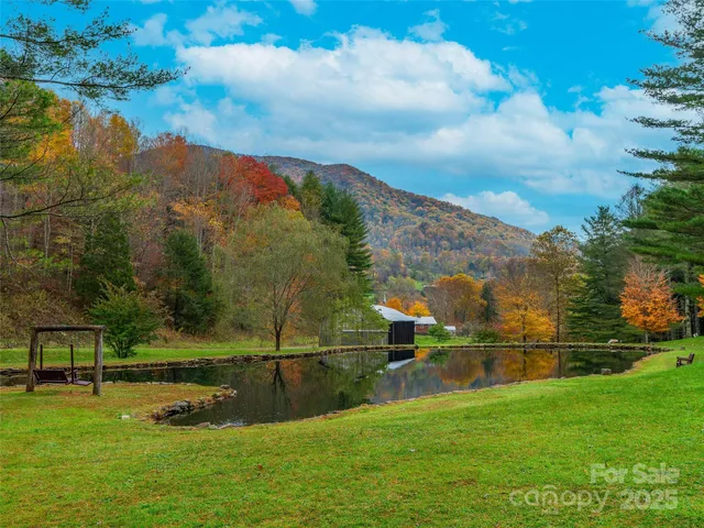 a view of an outdoor space and a lake view