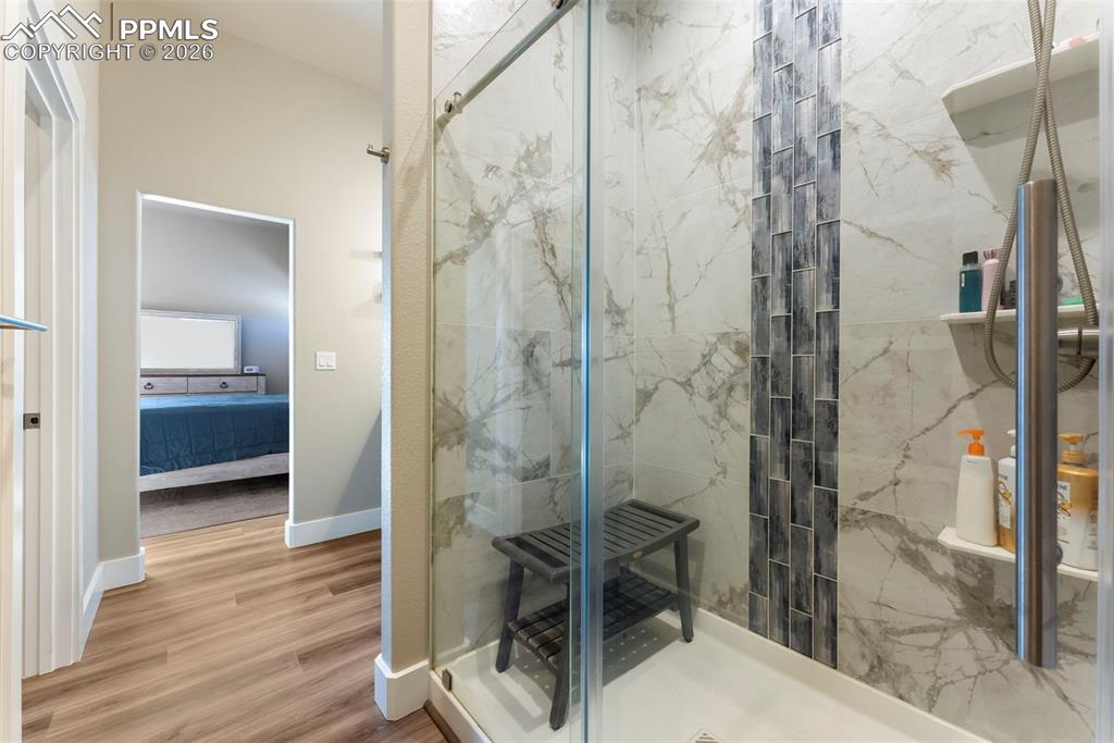 489 Due S Road Florissant, CO 80816 - Photo 17 of 41 a bathroom with a sink and a mirror