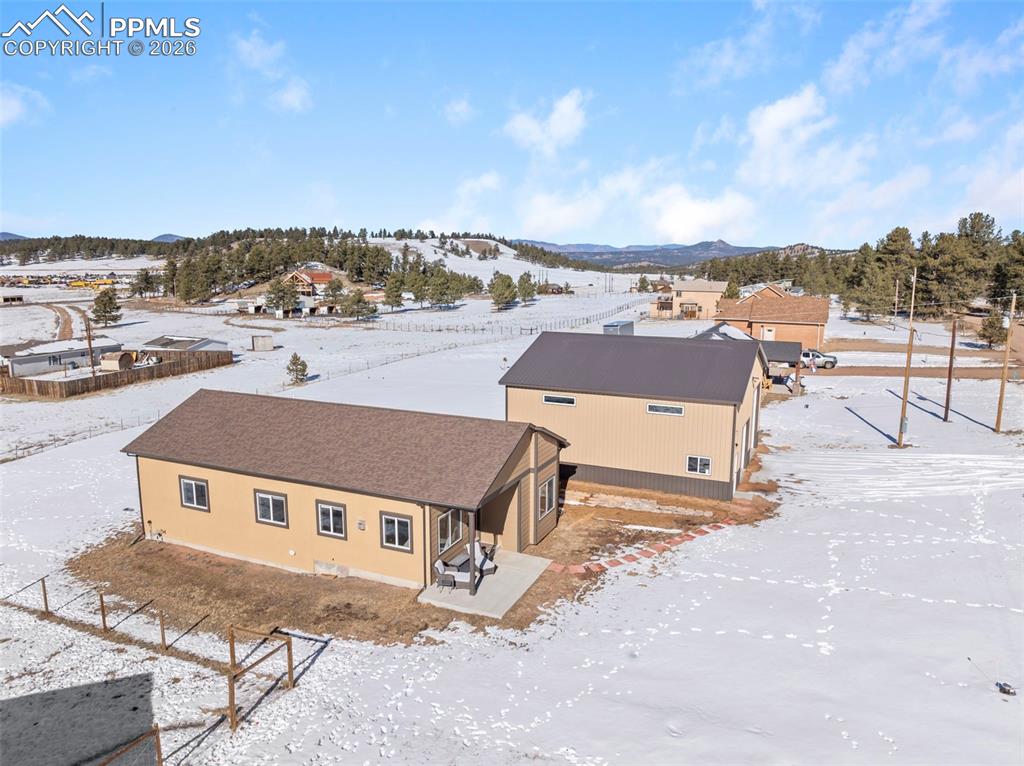 489 Due S Road Florissant, CO 80816 - Photo 30 of 41 an aerial view of a house