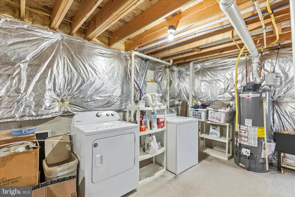 a view of storage and utility room