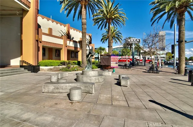 a view of a building with street view