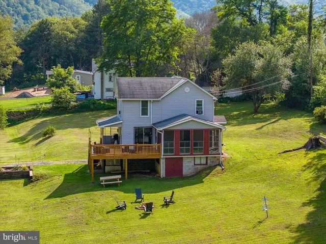 a view of a garden with a plants