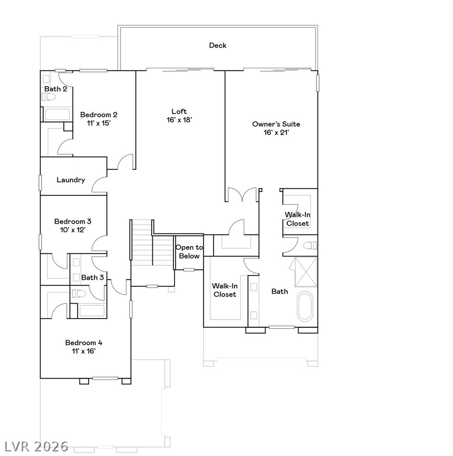 9982 Decano Ridge Street Las Vegas, NV 89141 - Photo 3 of 3 Visualize the living possibilities with this meticulously laid-out floor plan.