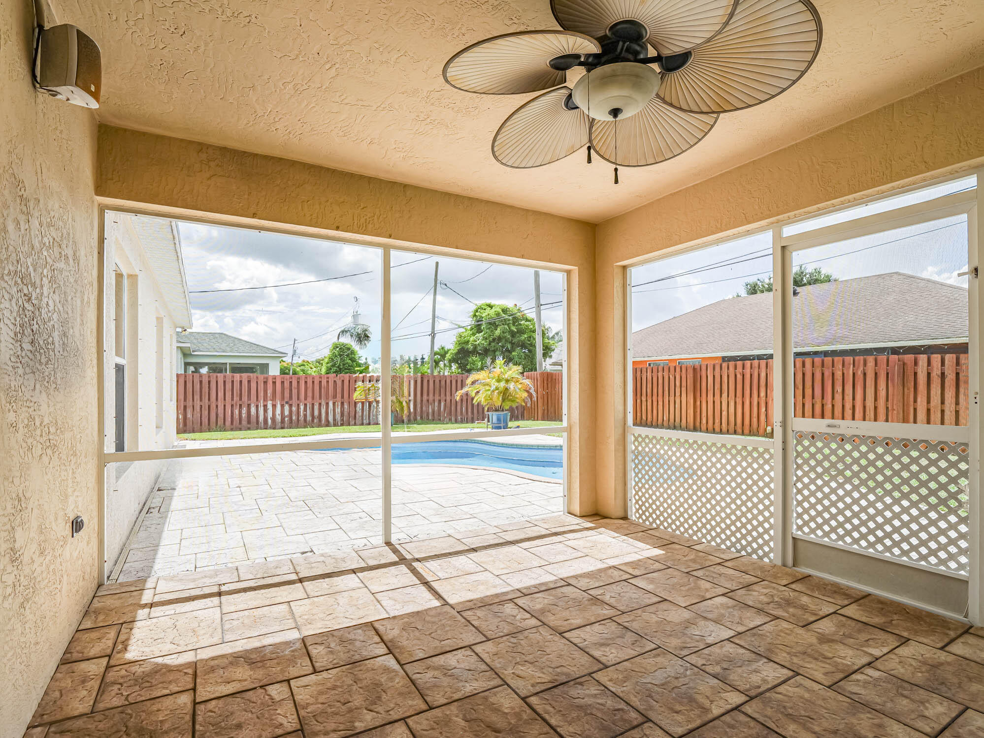 696 Southwest Jada Road Port St. Lucie, FL 34953 - Photo 27 of 38 Screened Porch