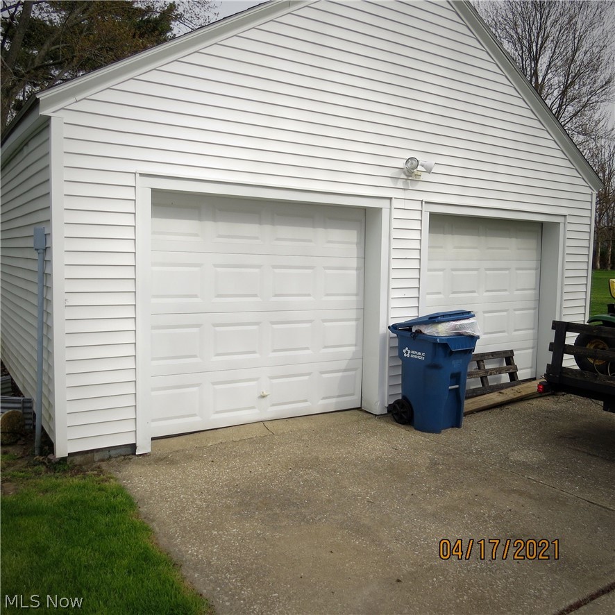 634 Hall Road Elyria, OH 44035 - Photo 19 of 20 2 car Garage with Insulated Workshop attached. 60 AMP service runs to garage from house.