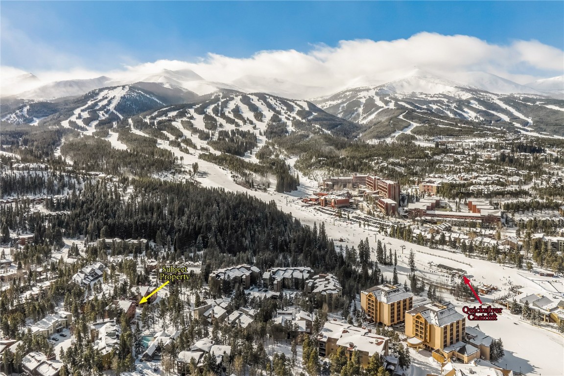 800 Columbine Road, Unit 5 Breckenridge, CO 80424 - Photo 5 of 38 a view of city and mountain