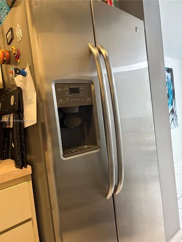 a close view of water heater room