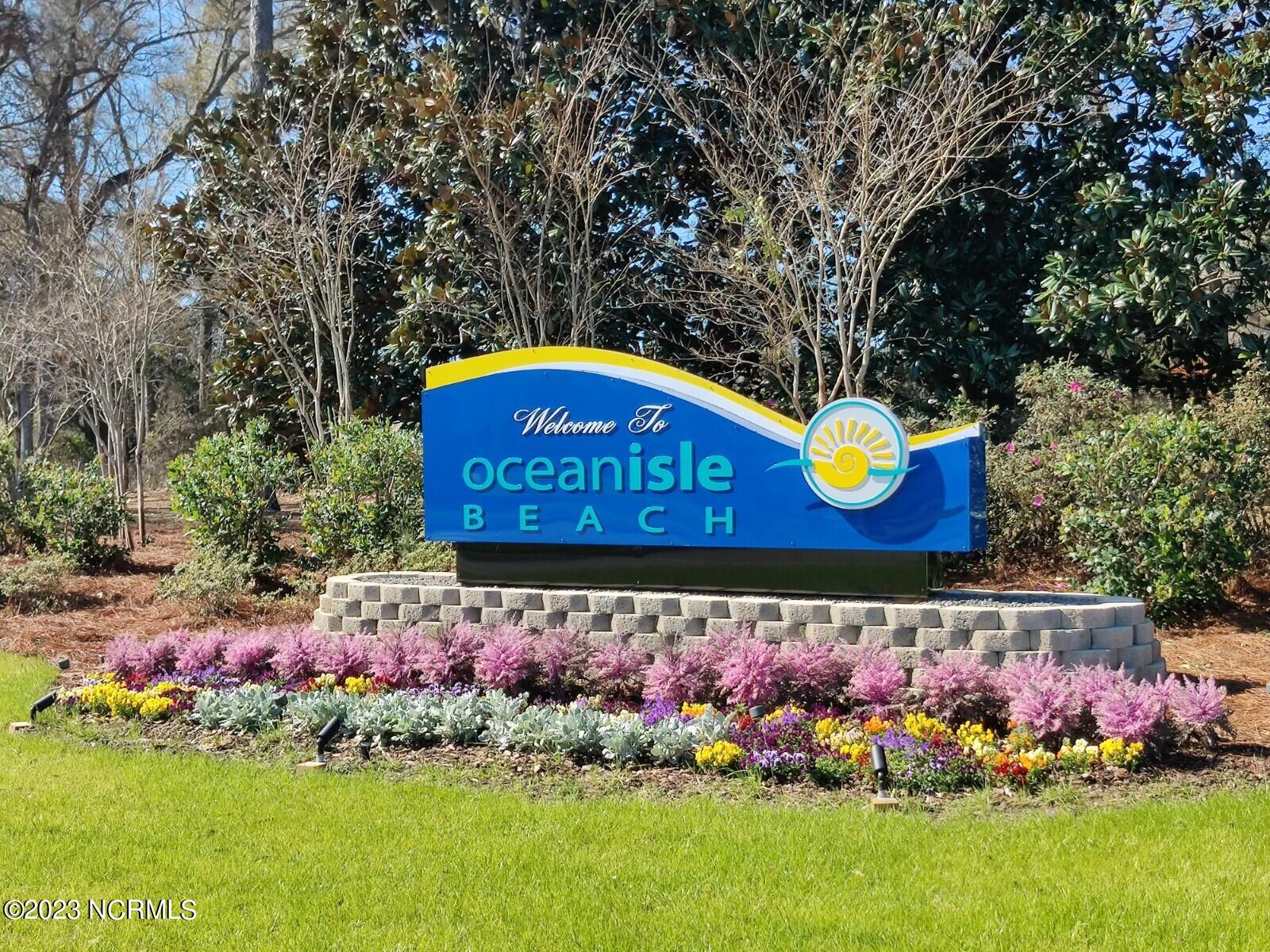 1398 Long Pond Road Southwest Ocean Isle Beach, NC 28469 - Photo 47 of 48 Welcome sign to OIB before crossing the intracoastal