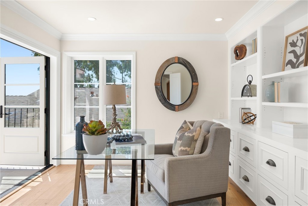 503 Hazel Drive Corona del Mar, CA 92625 - Photo 18 of 39 a living room with furniture and a large window
