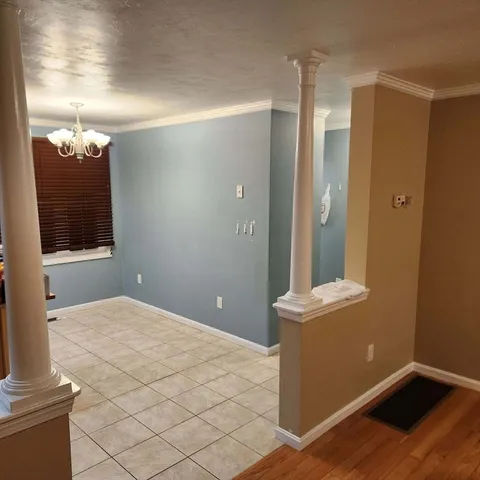 a view of empty room