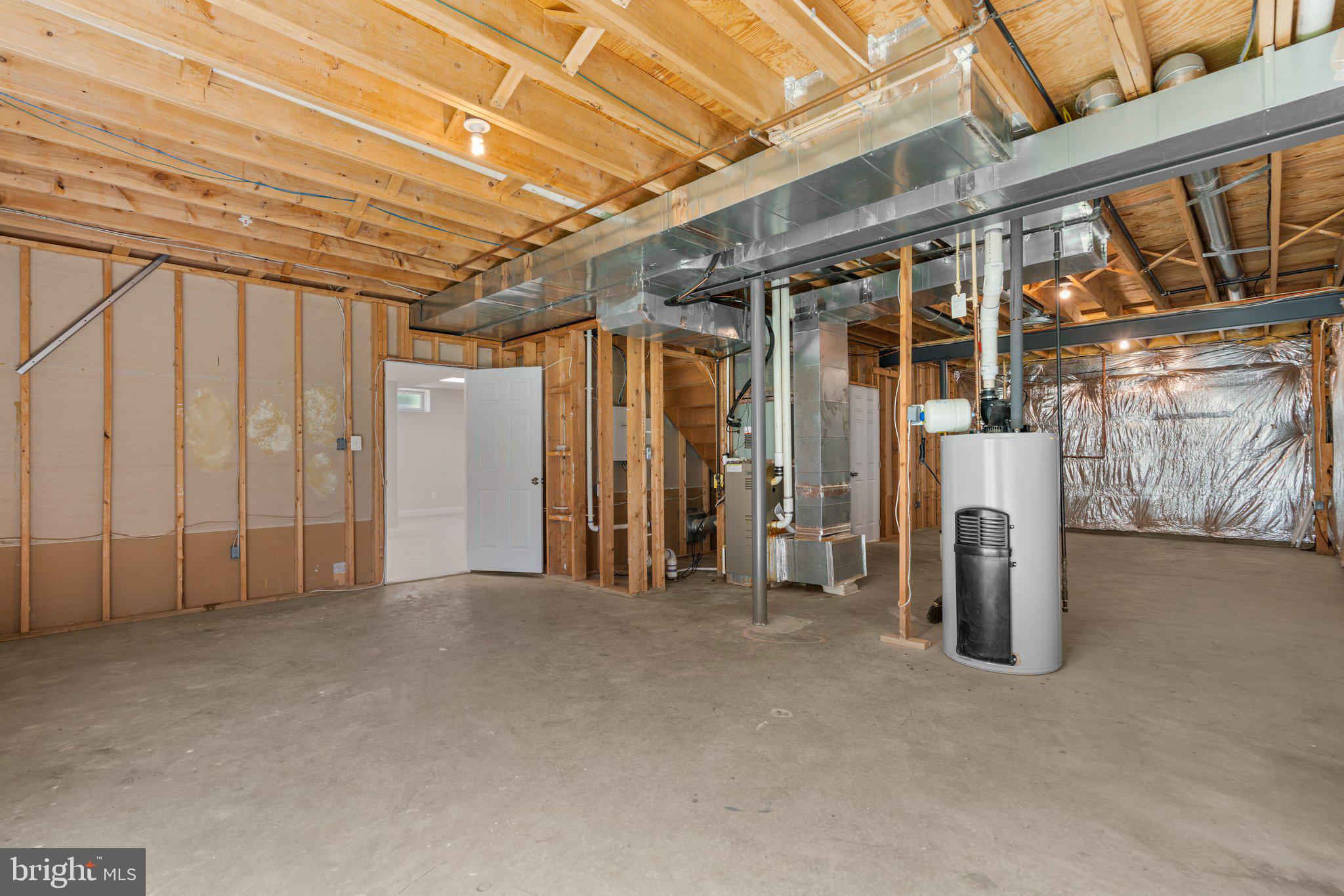 22104 Ginger Tree Way Clarksburg, MD 20871 - Photo 52 of 57 Lower Level Unfinished Storage with Rough-In