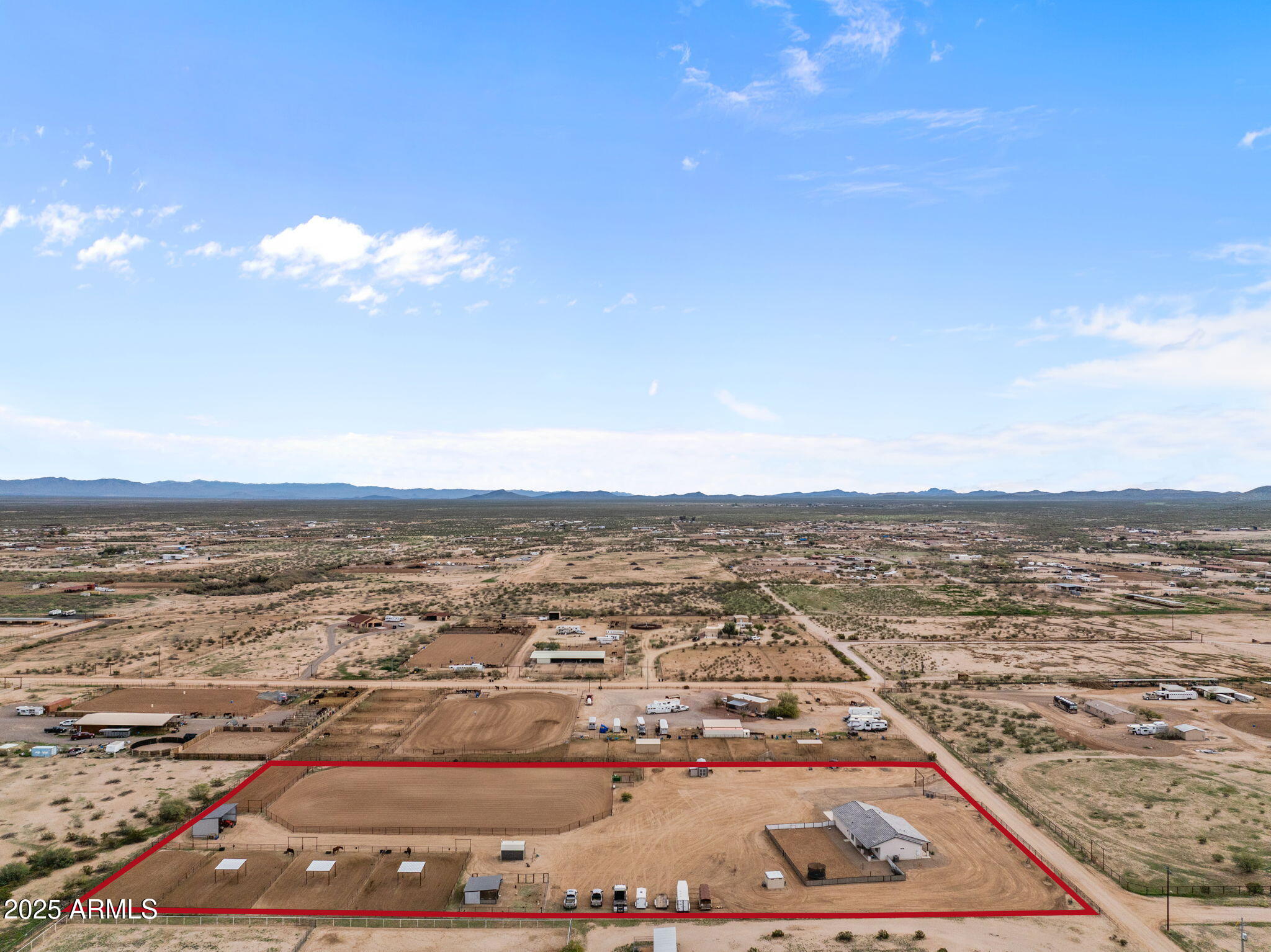 46130 West Trotter Road Wickenburg, AZ 85390 - Photo 4 of 55 an aerial view of residential building with ocean view