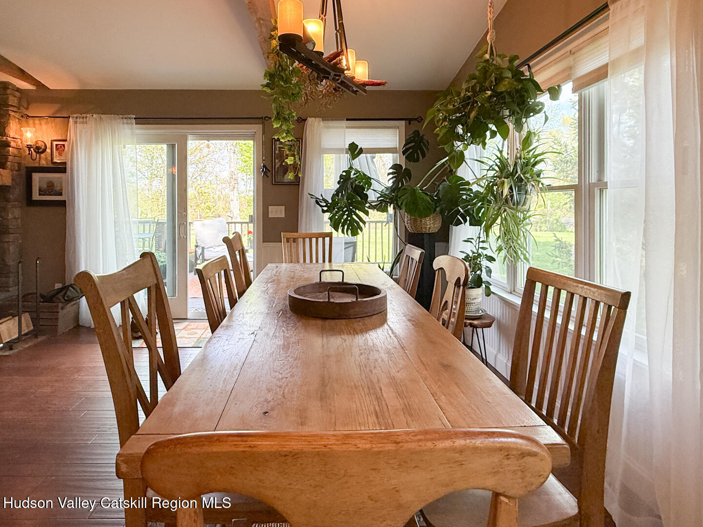 787 Co Rte 6 Germantown, NY 12526 - Photo 9 of 35 a view of a dining room with furniture window and wooden floor