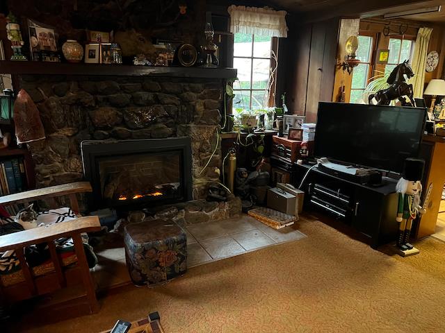 1011 Metcalf Road San Jose, CA 95138 - Photo 2 of 28 a living room with furniture a flat screen tv and a fireplace