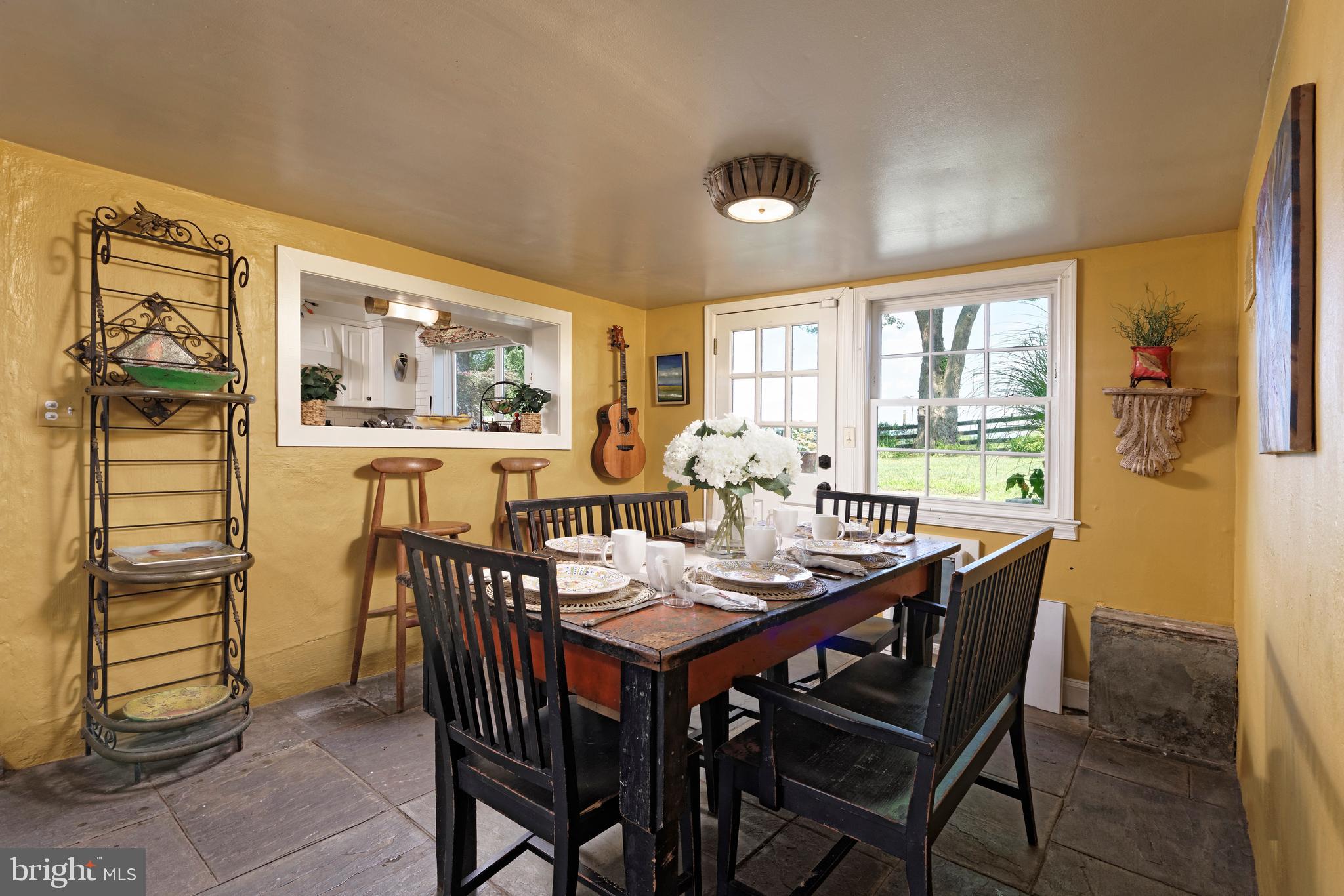 22780 Foxcroft Road Middleburg, VA 20117 - Photo 14 of 41 Off kitchen is the breakfast room w/slate floors