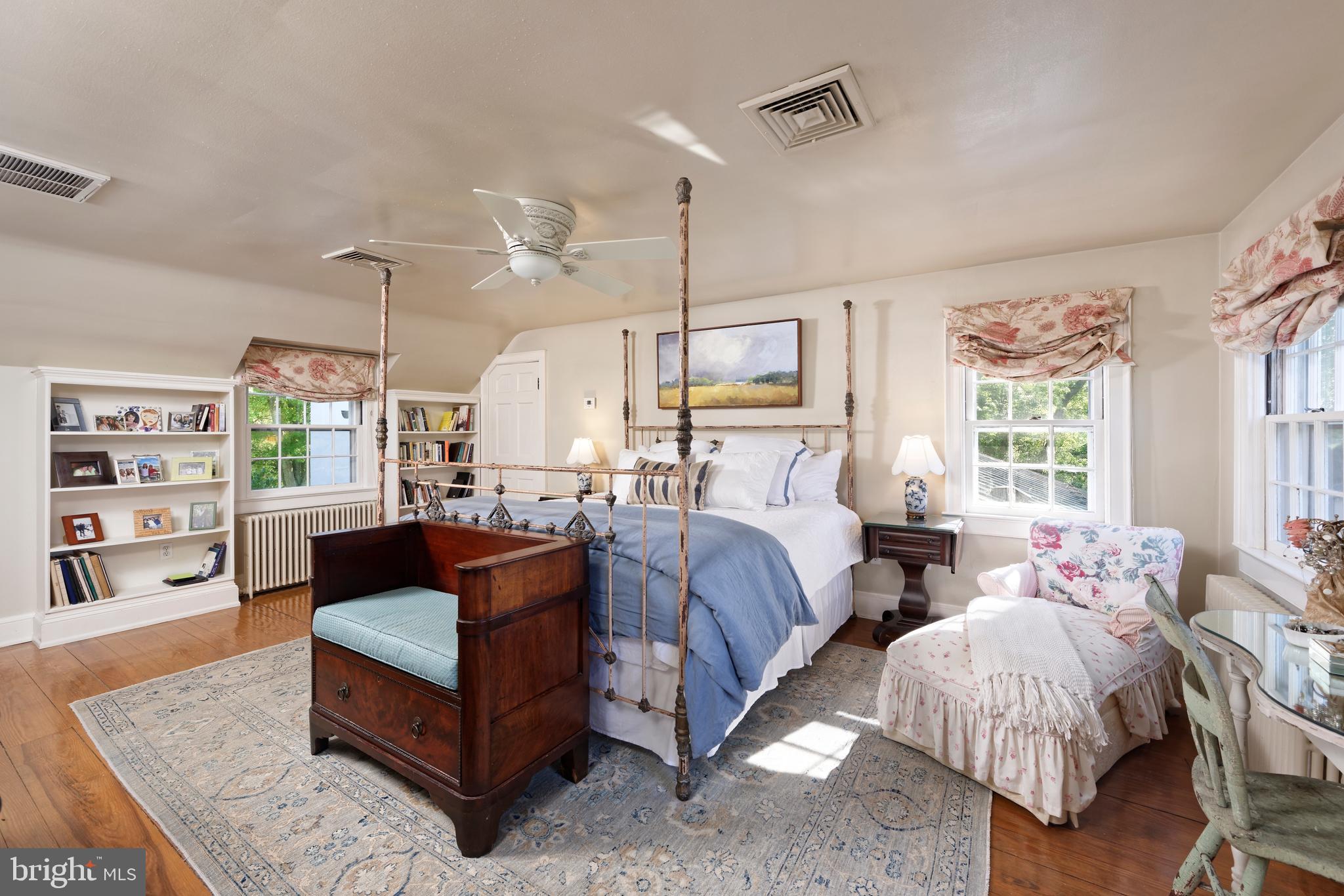 22780 Foxcroft Road Middleburg, VA 20117 - Photo 24 of 41 Primary bedroom suite has many windows & built-ins