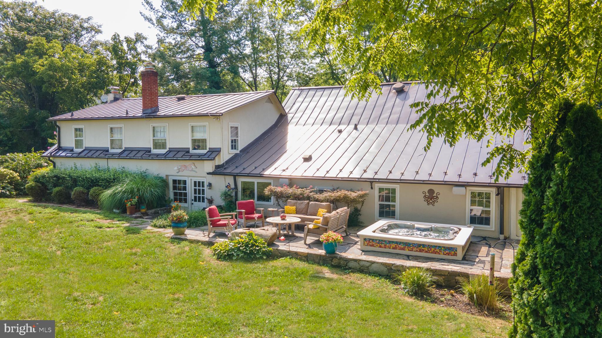 22780 Foxcroft Road Middleburg, VA 20117 - Photo 31 of 41 Terrace has built-in gas barbeque, fire pit & spa