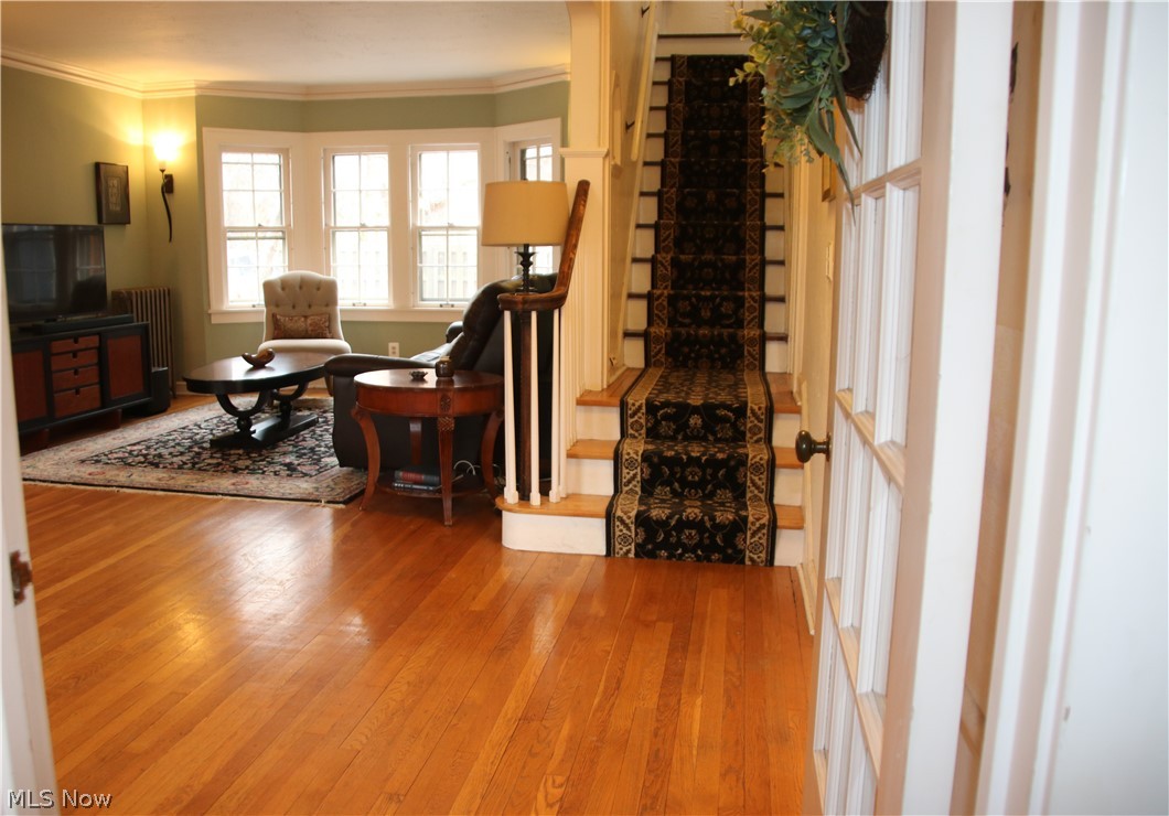 2920 Huntington Road Cleveland, OH 44120 - Photo 18 of 35 Center stairs leading to second floor. Second stairway offers alternate access from the kitchen