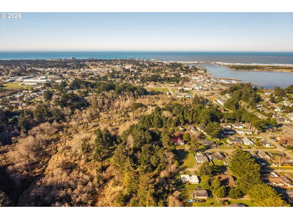 a view of city and ocean