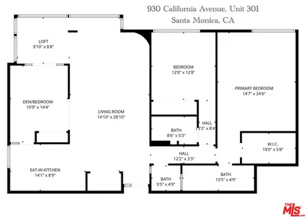 $1,895,000 | 930 California Avenue, Unit 301, Santa Monica, CA 90403