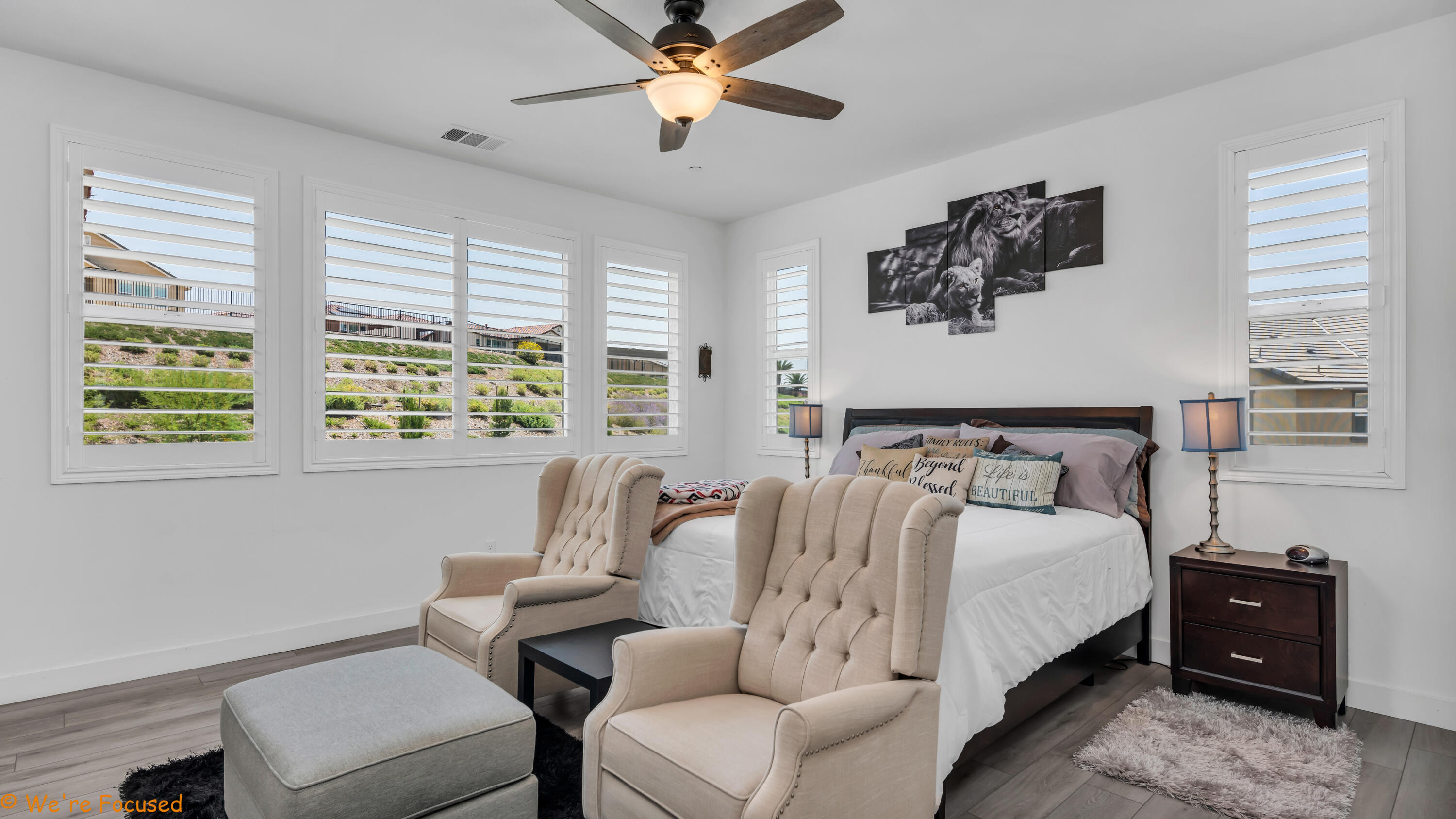 17126 Blue Lake Court Riverside, CA 92503 - Photo 52 of 75 a bedroom with a bed and a couch
