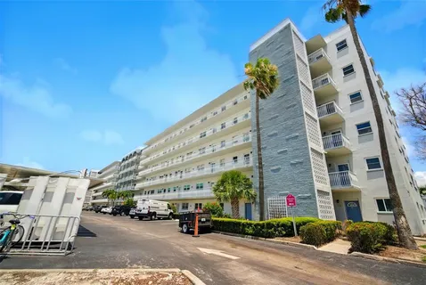 a front view of a building