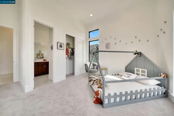 a view of a livingroom with white walls