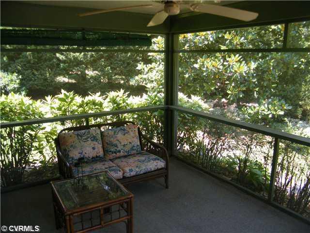 8342 Chelmford Road North Chesterfield, VA 23235 - Photo 8 of 12 Porch - RELAXING SCREEN PORCH OVERLOOKING YARD