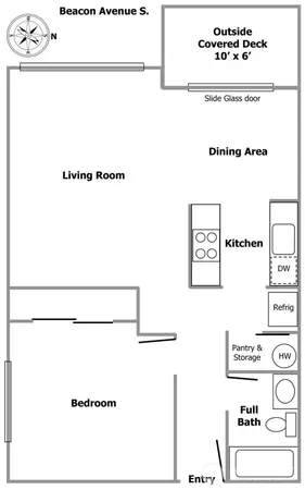 $1,795 | 3026 Beacon Avenue South, Unit 401, Seattle, WA 98144