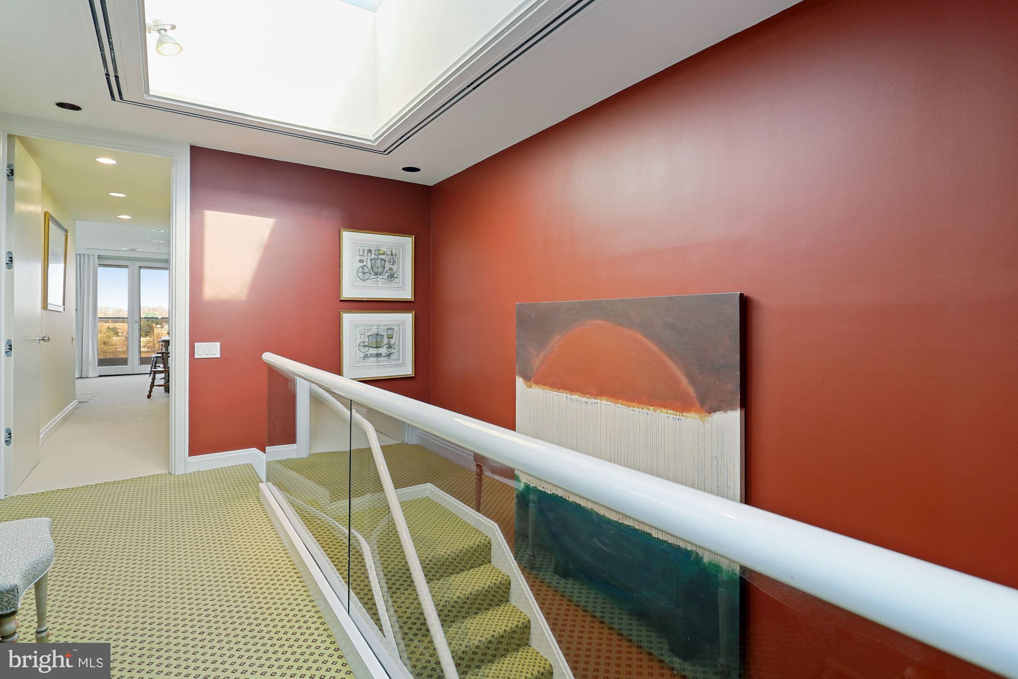 2501 M Street Northwest, Unit 717 Washington, DC 20037 - Photo 11 of 34 Elegant Stairway & Skylights