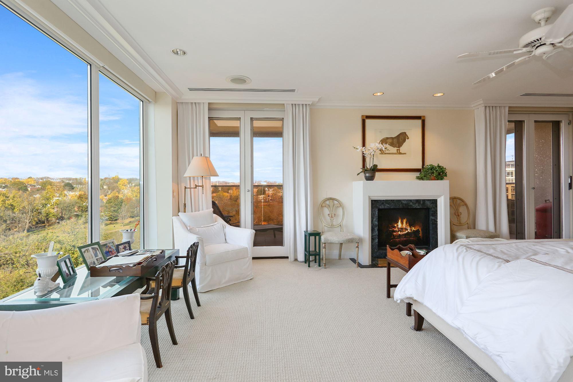 2501 M Street Northwest, Unit 717 Washington, DC 20037 - Photo 13 of 34 Master Suite With Stunning Views