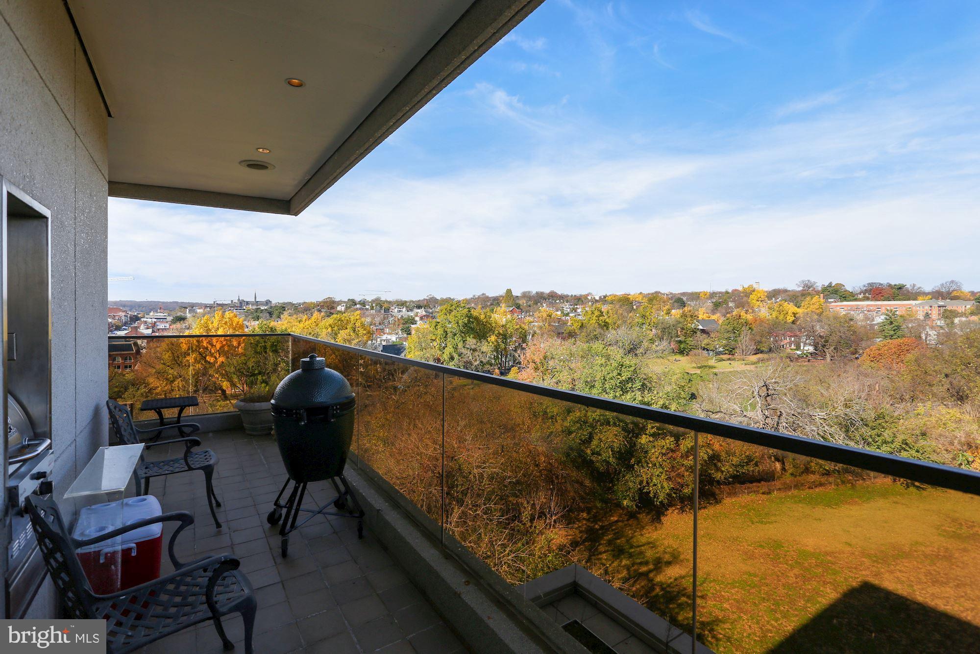 2501 M Street Northwest, Unit 717 Washington, DC 20037 - Photo 23 of 34 Private Balcony With Panoramic Vistas