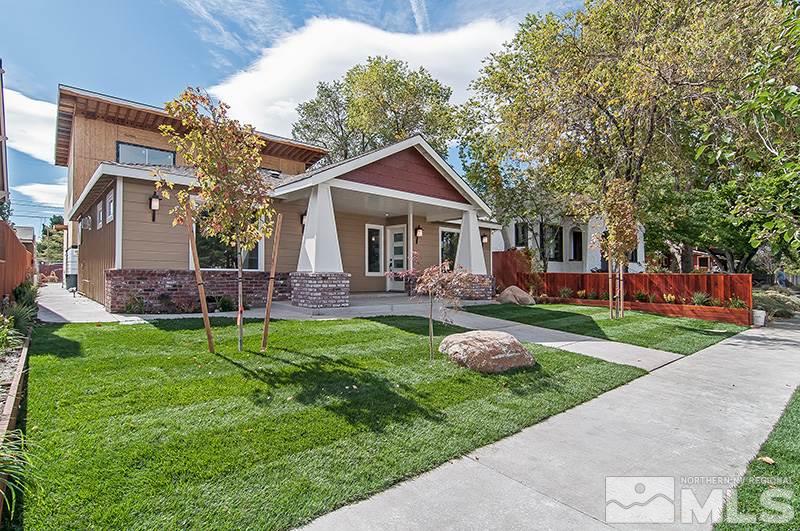 72 Caliente Street Reno, NV 89509 - Photo 10 of 12 a front view of a house with a yard and porch