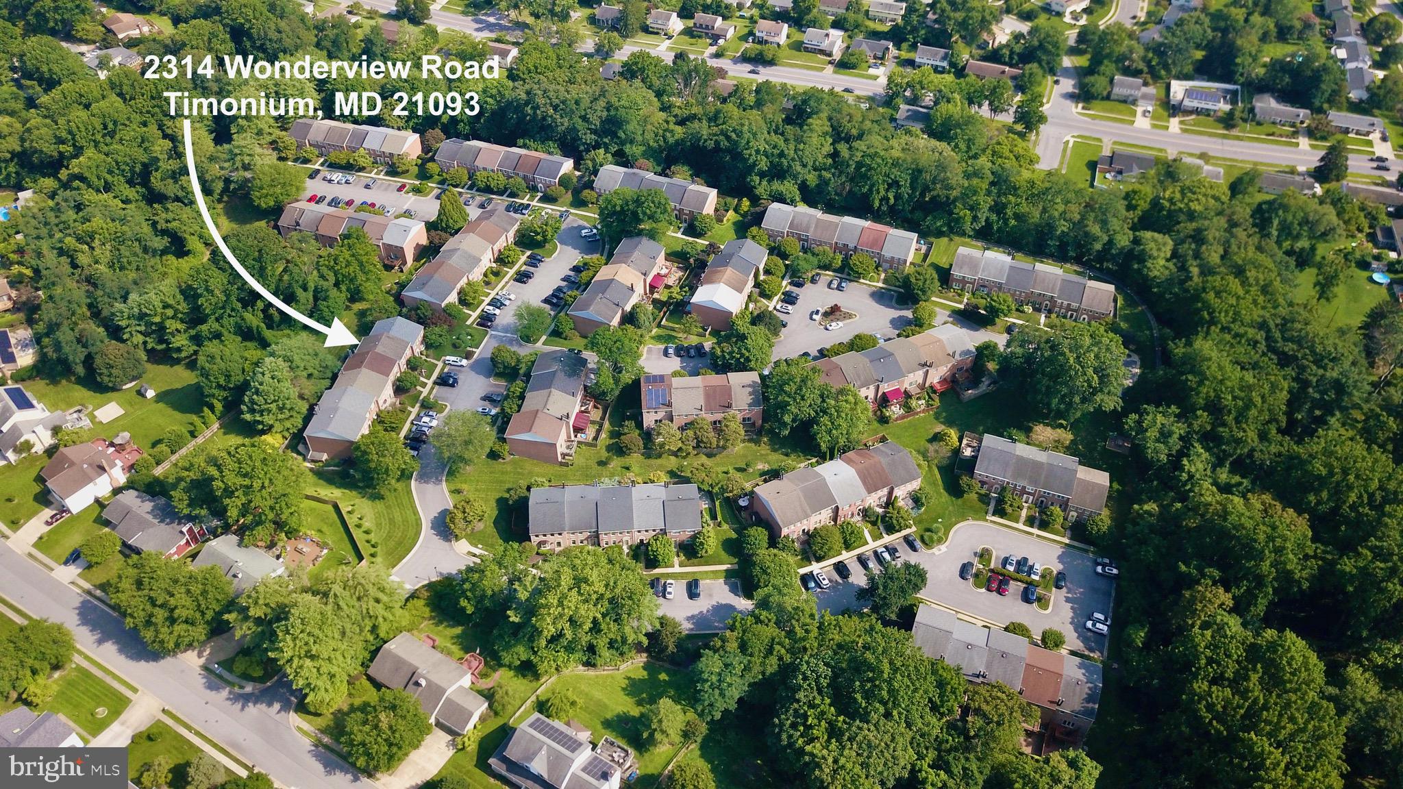 2314 Wonderview Road Lutherville-Timonium, MD 21093 - Photo 41 of 46 Aerial View