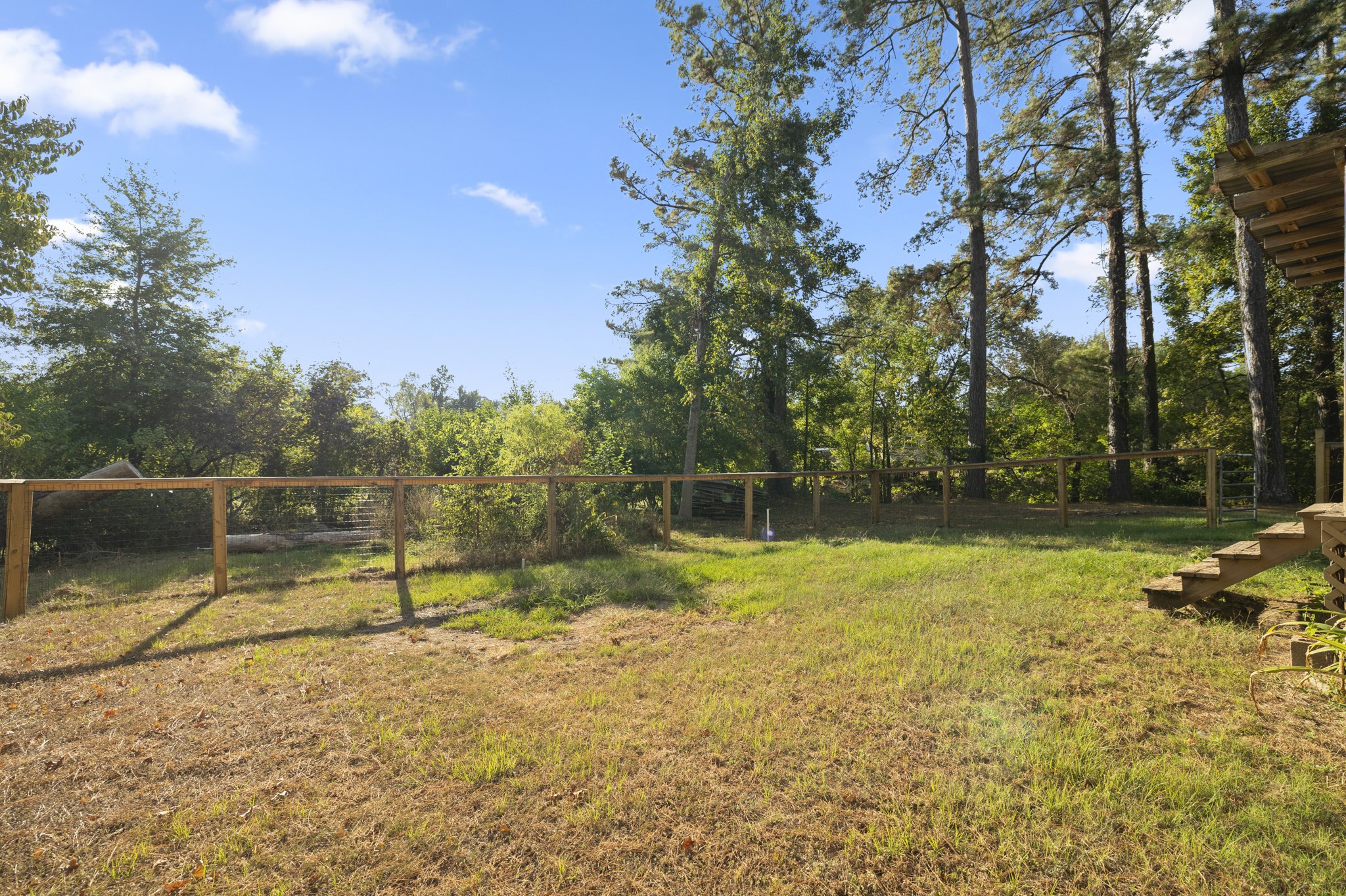 37111 Middle Trail Magnolia, TX 77354 - Photo 28 of 36 a view of backyard with slide