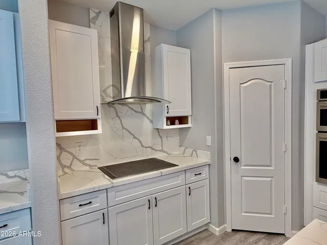 a sink with a mirror