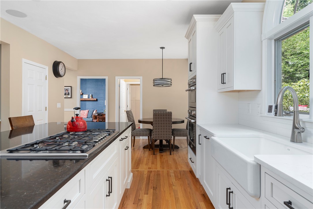 8 Howland Farm Road East Greenwich, RI 02818 - Photo 11 of 42 Gas cooktop and farmer's sink