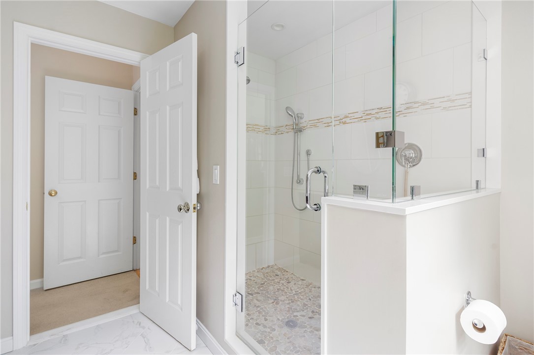 8 Howland Farm Road East Greenwich, RI 02818 - Photo 27 of 42 Spacious glass enclosed tile shower